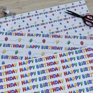 Colorful Balloon Birthday  Sheets