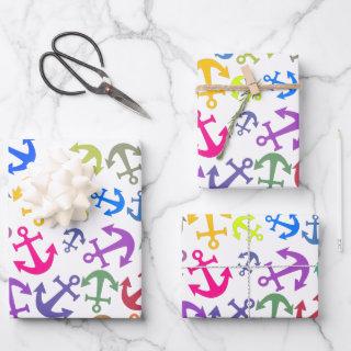 Colorful Boat Anchor Pattern  Sheets