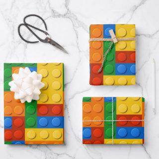 Colorful Building Blocks Birthday  Sheets