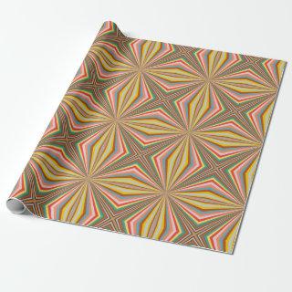 Colorful Burst Of Retro Stripes