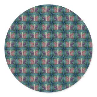 Colorful Butterfly | Fog Filter | Basic | Classic Round Sticker