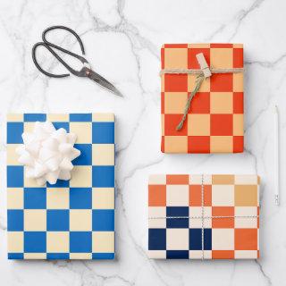 Colorful Check Checkered Checkerboard Pattern  Sheets