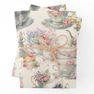 Colorful chic afternoon tea  sheets