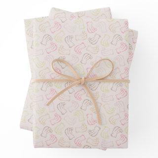 Colorful Classic Pooh Pattern  Sheets