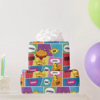Colorful Comic Book Personalized Name Pop Art
