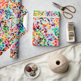 Colorful Confetti Abstract Pattern