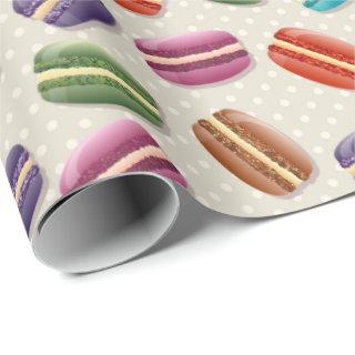 Colorful Cute Macaroons Pattern