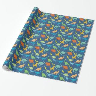 Colorful Dinosaurs Pattern