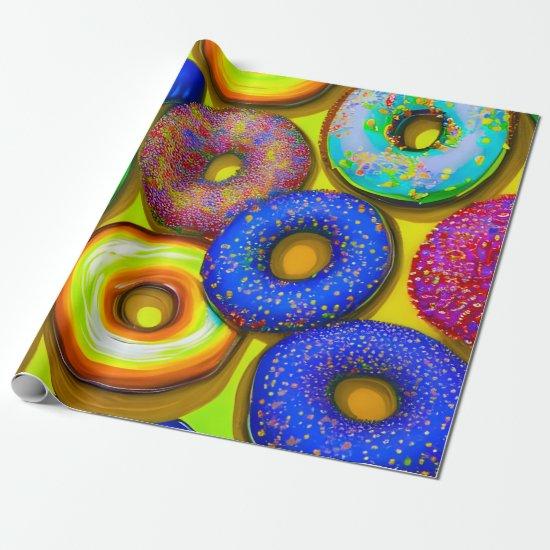 Colorful Donuts Yellow