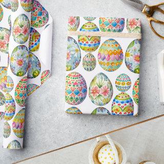 Colorful Easter Whimsical  Egg Pattern