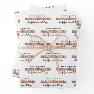 Colorful Everyone Communicates Differently   Sheets
