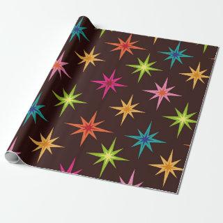 Colorful Funky Mid Century Atomic Starbursts