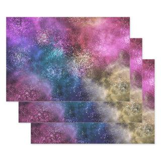 Colorful Galaxy Pattern  Sheets