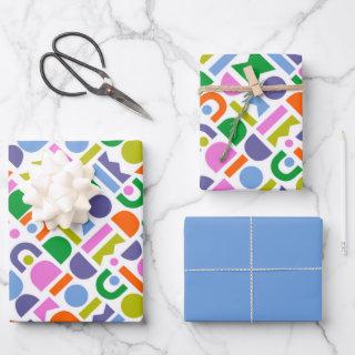 Colorful Geometric Shapes  Sheets