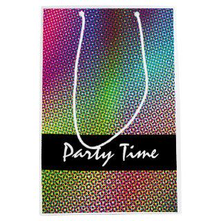 Colorful Halftone Medium Gift Bag