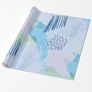 Colorful Hand Drawn Dash Spirals And Lines