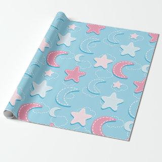 Colorful Hearts And Stars Patch 3D