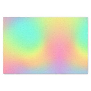 Colorful holographic style abstract pattern tissue paper