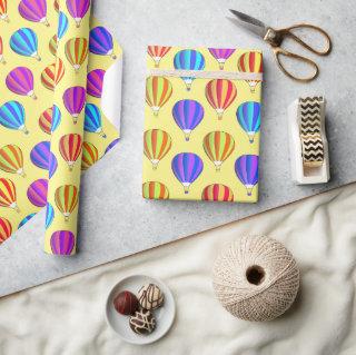 Colorful Hot Air Balloon Pattern