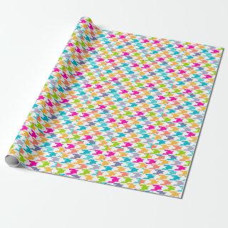 Colorful Houndstooth Seamless Pattern 3