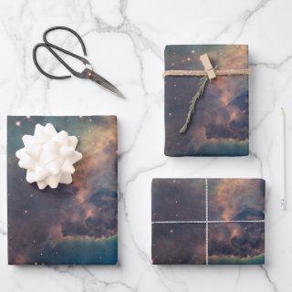 Colorful Hubble Space Telescope Carina Nebula Canv  Sheets
