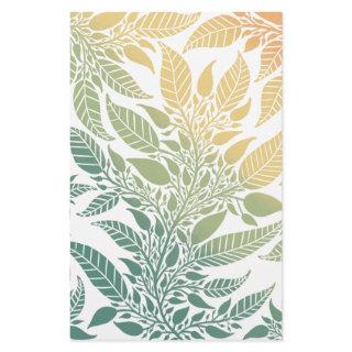Colorful Leafy Design Soap Wrap Paper Sheet