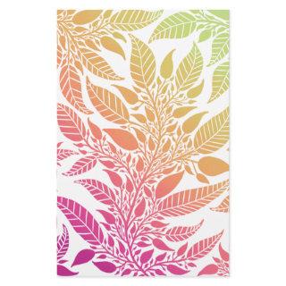 Colorful Leafy Design Soap Wrap Paper Sheet