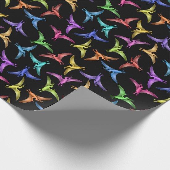 Colorful Little Flying Pterodactyls