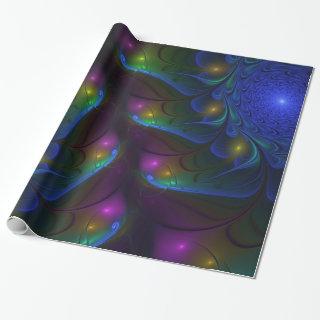 Colorful Luminous Abstract Modern Trippy Fractal