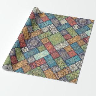 Colorful Mandala Tile Pattern