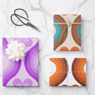 Colorful Mid Century Modern Floral Rainbow Retro  Sheets