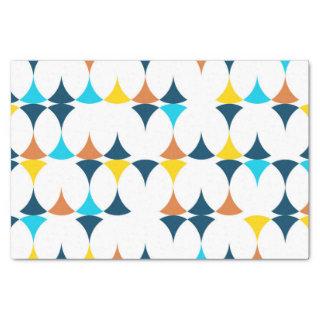 Colorful, modern, cool, trendy geometric shapes tissue paper