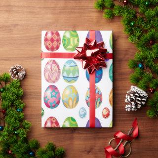 Colorful Modern Easter Eggs Pattern | Holidays