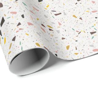 Colorful Modern Terrazzo Texture Pattern