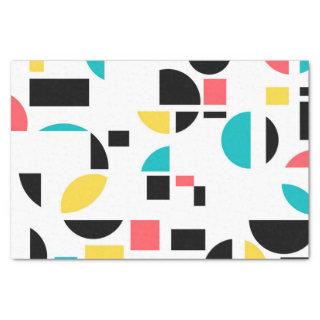 Colorful, modern, trendy, fun, cheerful geometric tissue paper
