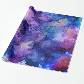 Colorful Nebula Ink Splatters