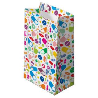 Colorful Neon Drug Pattern Small Gift Bag