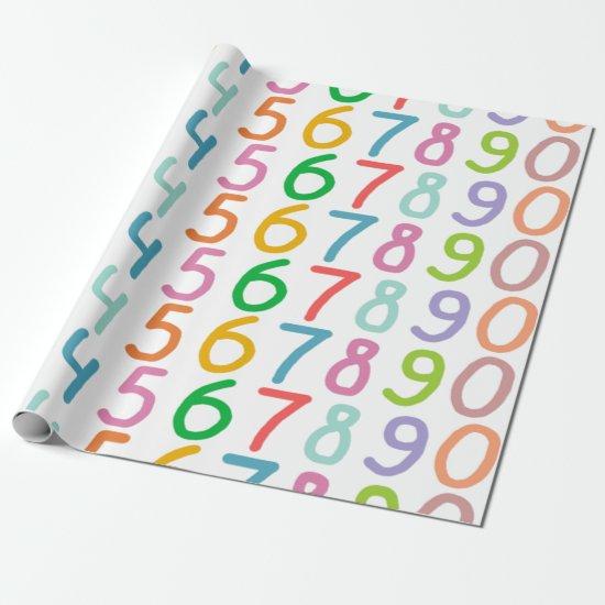 Colorful Numbers Pattern