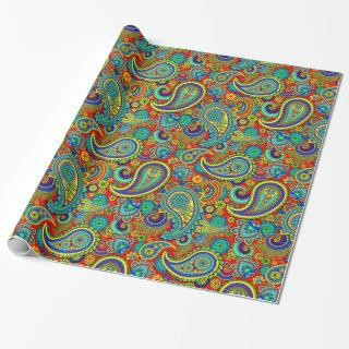 Colorful Ornate Paisley Pattern