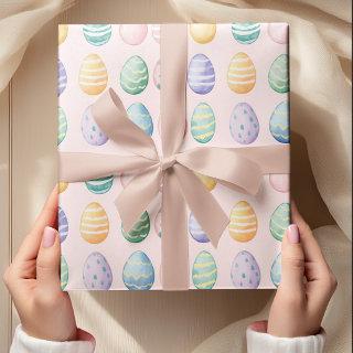 Colorful Pastel Easter Egg Pattern