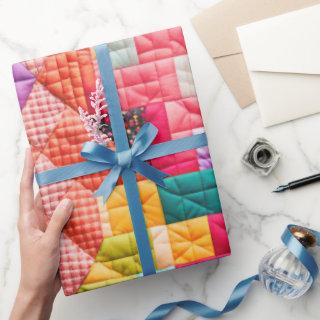 Colorful Patchwork Quilt