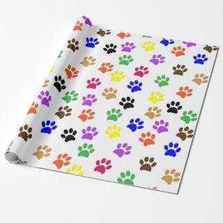 Colorful Paw Print