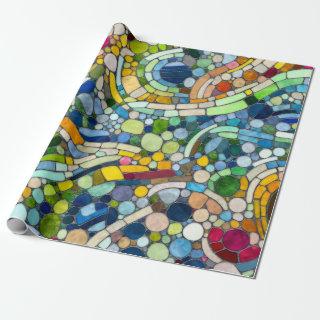 Colorful Pebbles Mosaic Art