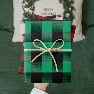 Colorful Plaid Christmas   Sheets