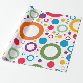 Colorful Polka Dot Circles