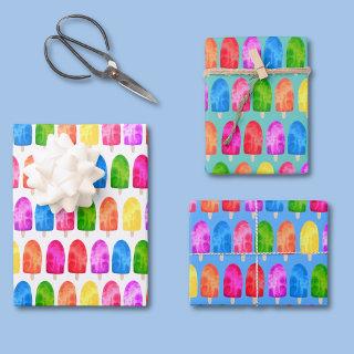 Colorful Popsicle Ice Lolly pattern  Sheets