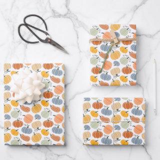 Colorful Pumpkin Gourd Pattern  Sheets