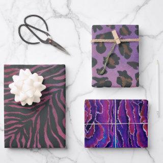 Colorful Purple prints  Sheets