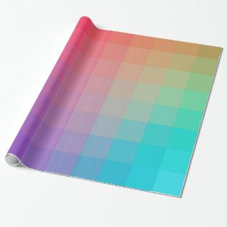 Colorful Rainbow Colors Pixels Art Design