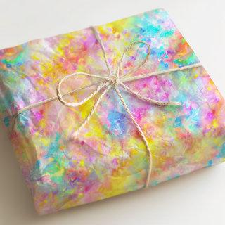 Colorful Rainbow Hippie Tie Dye Tissue Paper
